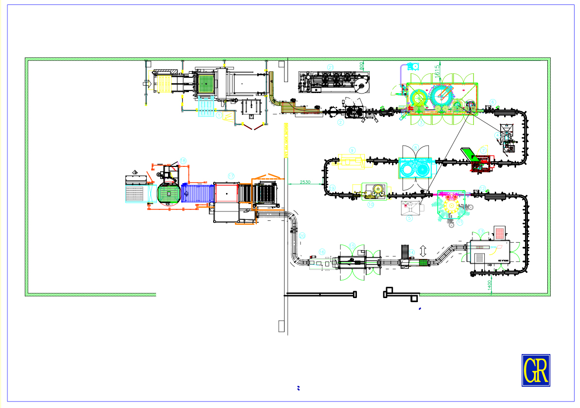 Linea automatica da 10000 b/hr