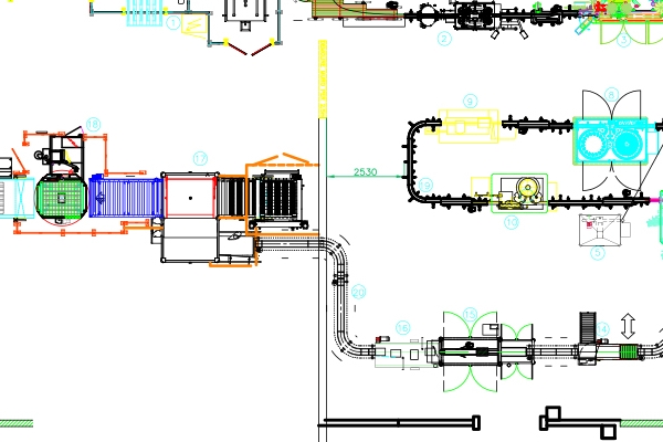 Linea automatica da 10000 b/hr